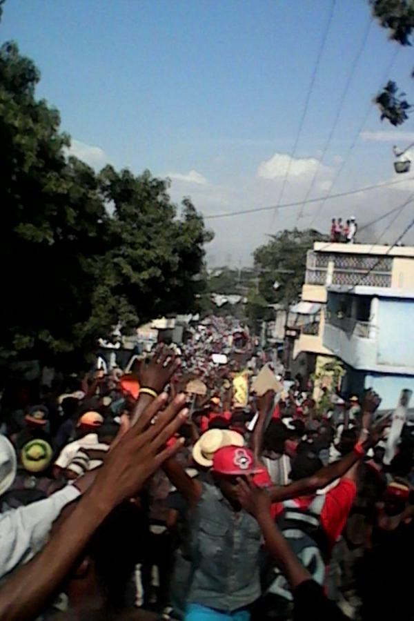 Haiti protest