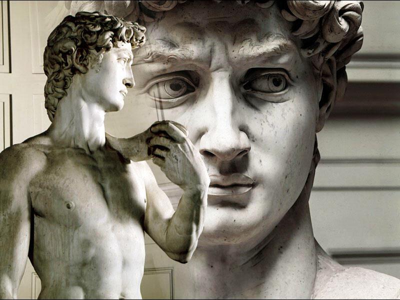 Click to enlarge michelangelo david
