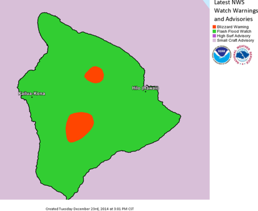 blizzard hawaii