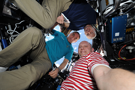space selfie
