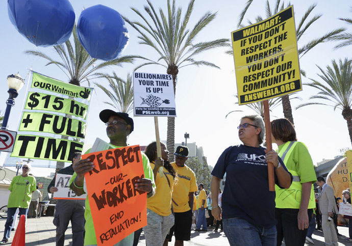 walmart black friday protest