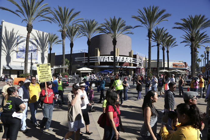 walmart black friday protest