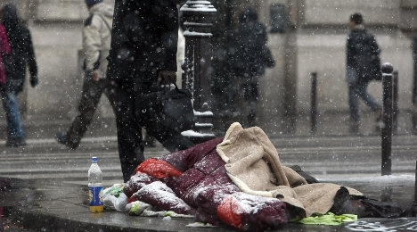 france homeless