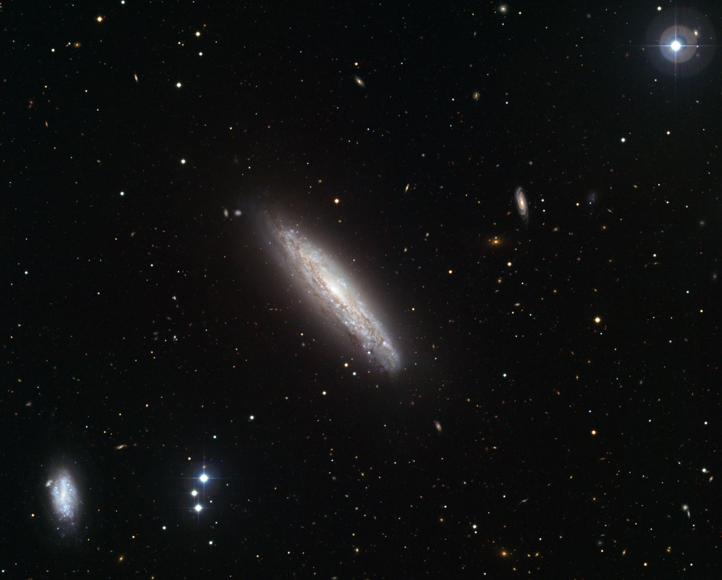 Click to enlarge NGC 4666