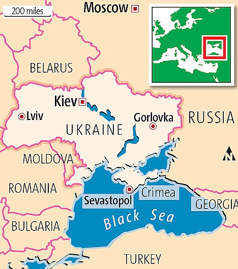 Map of Ukraine