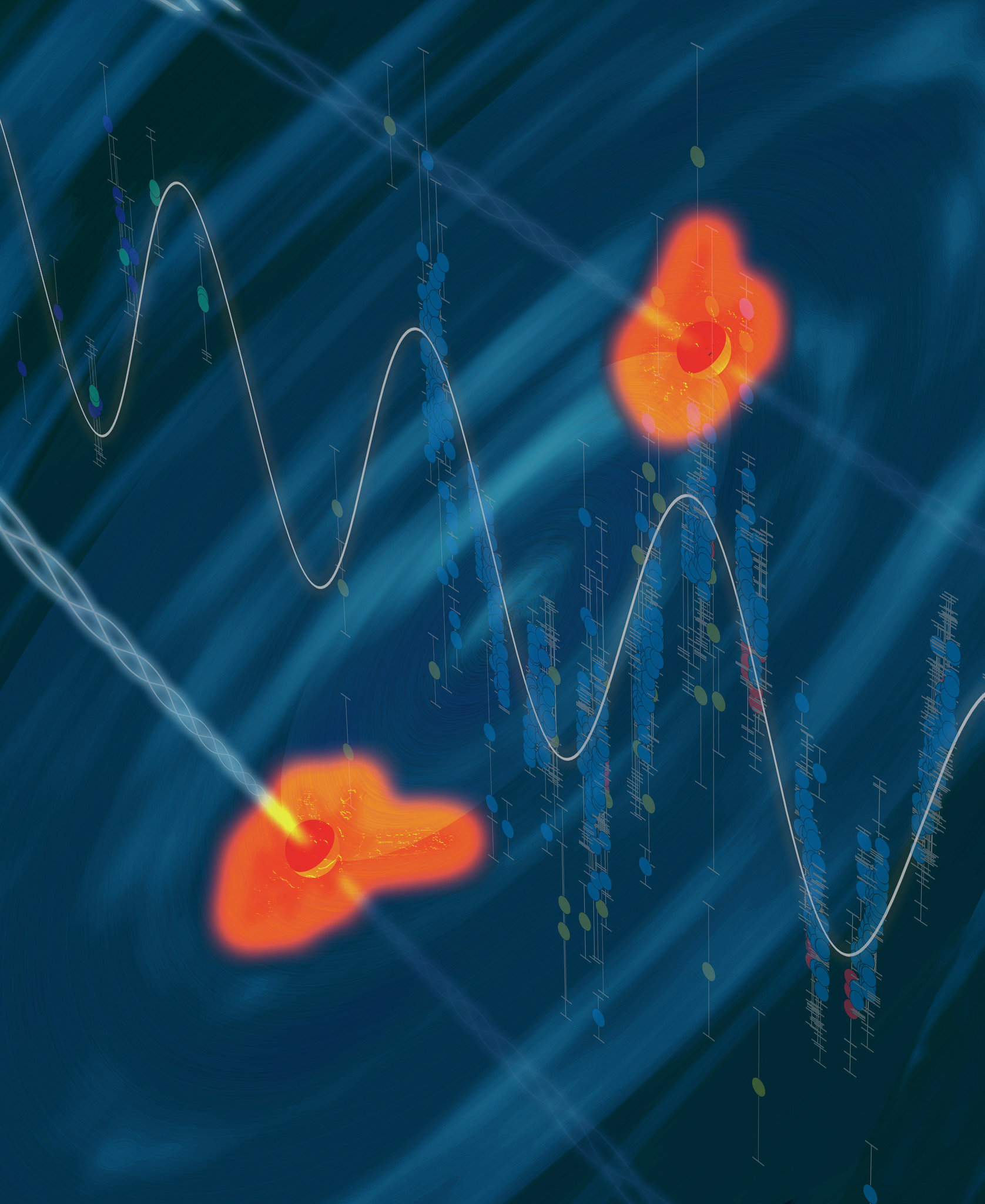 black holes collide