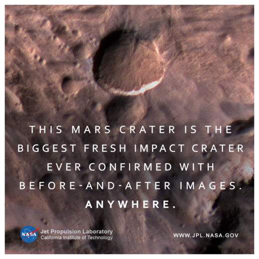 Impact crater on Mars_2