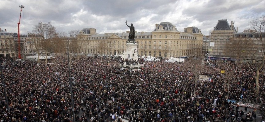 Charlie Hebdo march in Paris