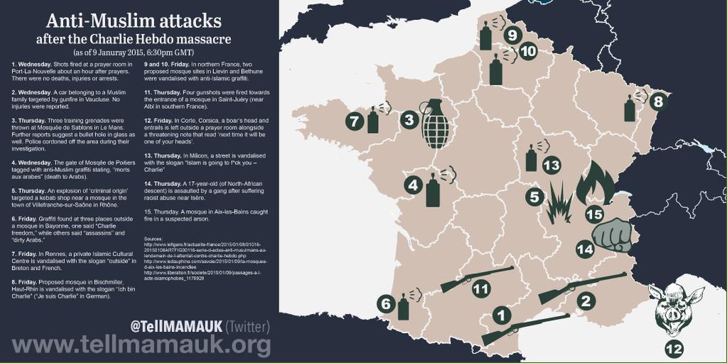 Click to enlarge Mosque attacks Paris