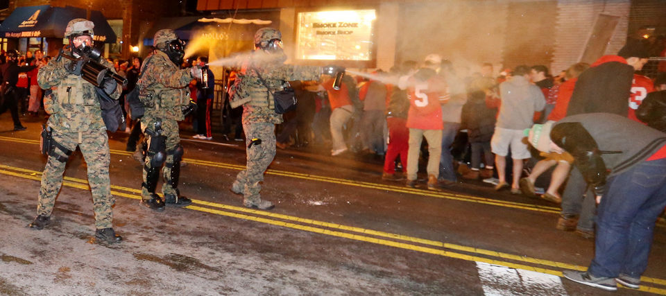 pepper spray ohio state game