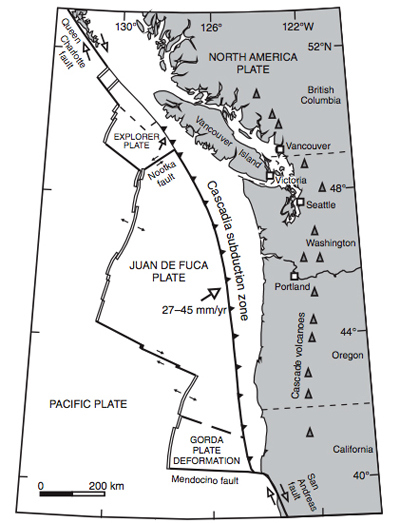 Click to enlarge Juan de Fuca Plate