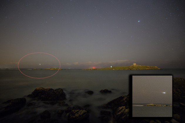 Fireball over Dalkey