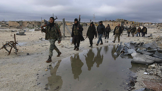 Syrian rebel fighters