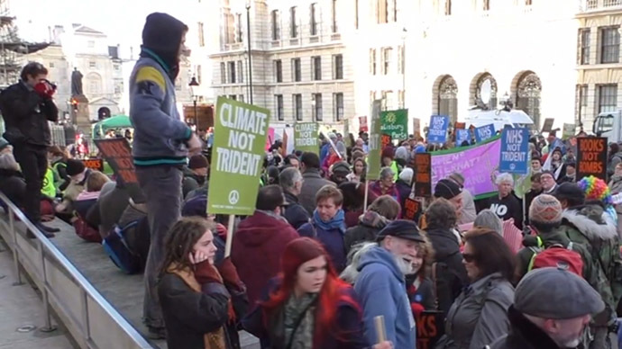 London protests
