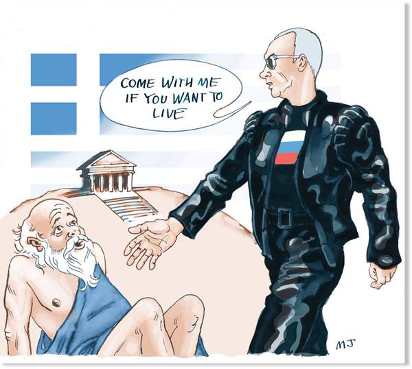 putin helps Greece