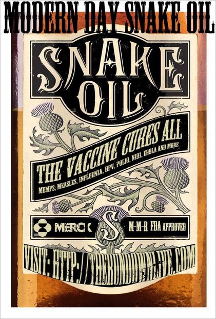 Click to enlarge snake oil vaccines