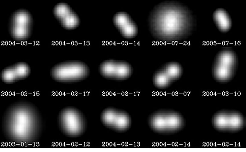 Click to enlarge Double Asteroid