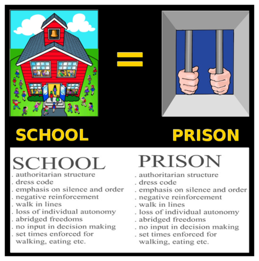 Click to enlarge Schools and Prisons