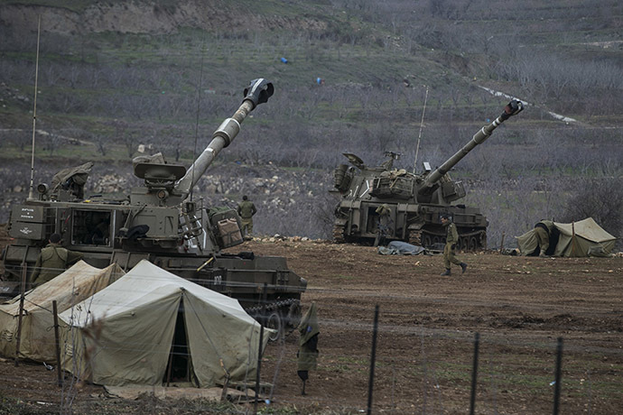 Click to enlarge Israel mobile artillery units2