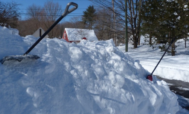 snow pile