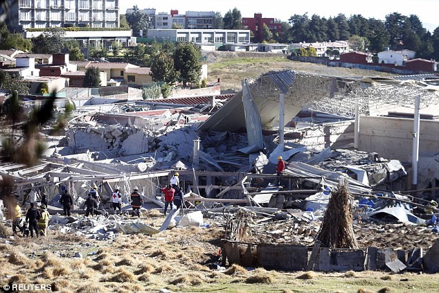 fuel tank explosion in Mexico City