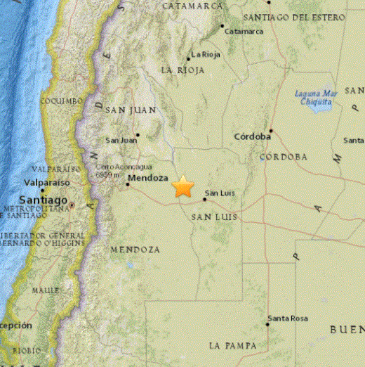 Click to enlarge La Punta Earthquake 6.3