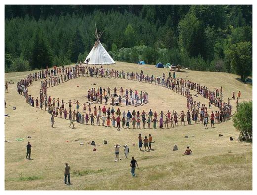 Rainbow gathering