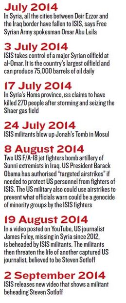 isis timeline