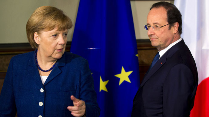 Merkel Hollande