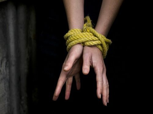 bound wrists