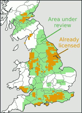 Click to enlarge fracking map
