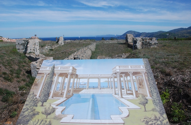Click to enlarge elba villa pool