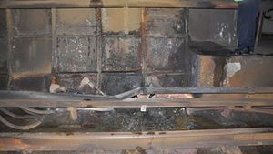 Electrical arcing damage at Washington Metro Station