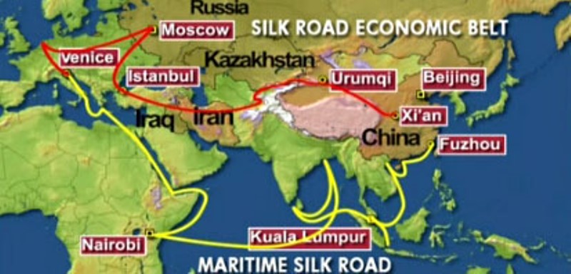 Click to enlarge New Silk Road