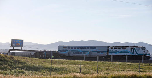 Click to enlarge trail derailment oxnard CA