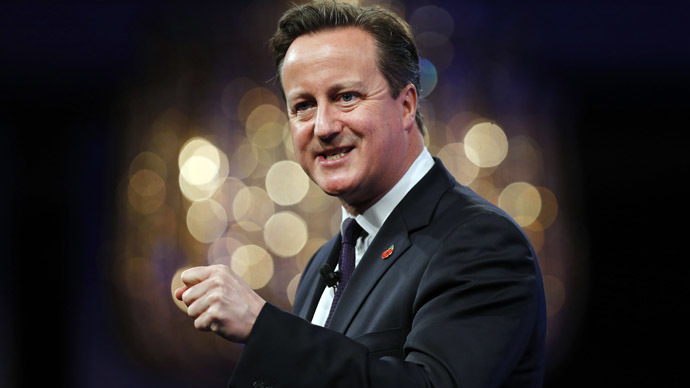 Britain's Prime Minister Cameron