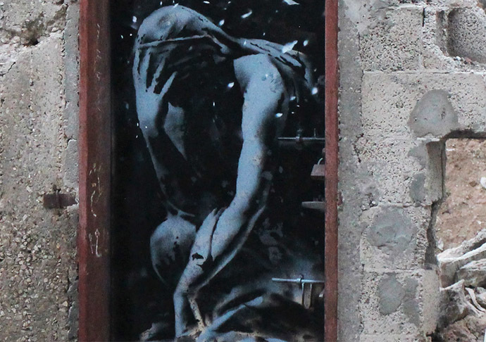 Click to enlarge banksy in gaza