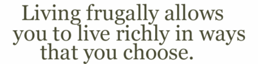Click to enlarge frugal