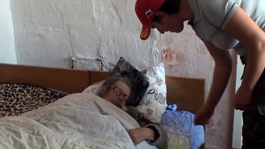 sleeping woman