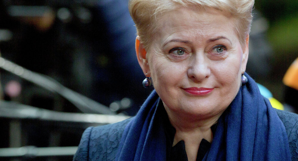 Lithuanian President Dalia Grybauskaite