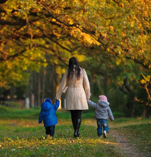 Click to enlarge mother and children