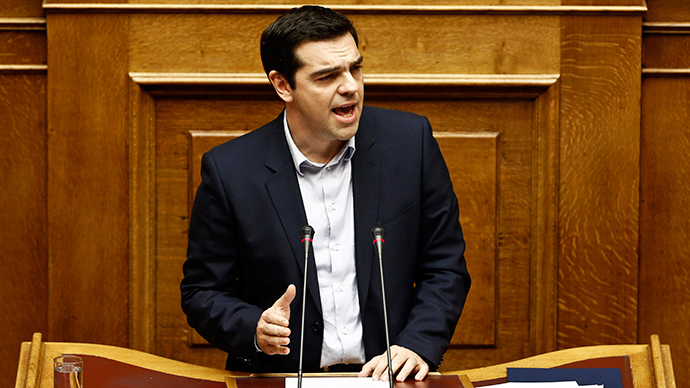 Click to enlarge Greek Prime Minister Alexis Tsipras