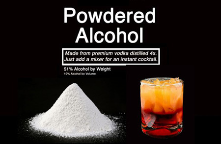 Click to enlarge powdered alcohol