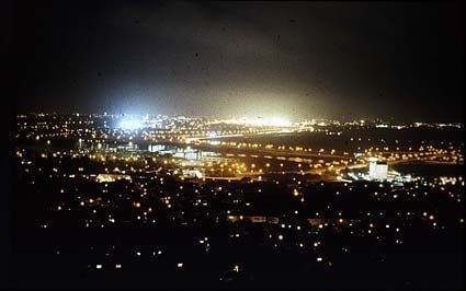 Click to enlarge light pollution