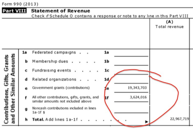 naccho 990 revenue