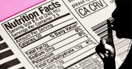 nutrition label