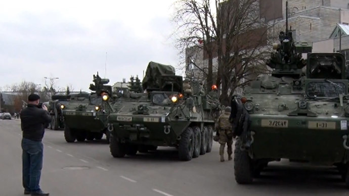 Click to enlarge us military convoy