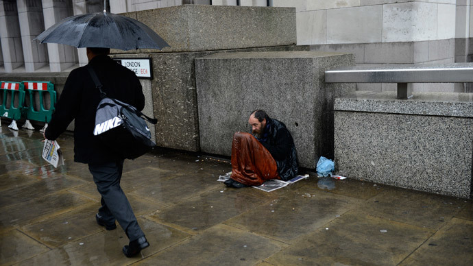 Homeless in London