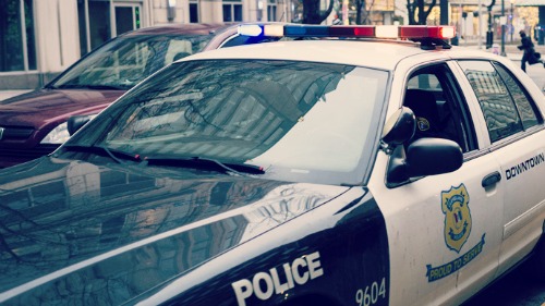 police car