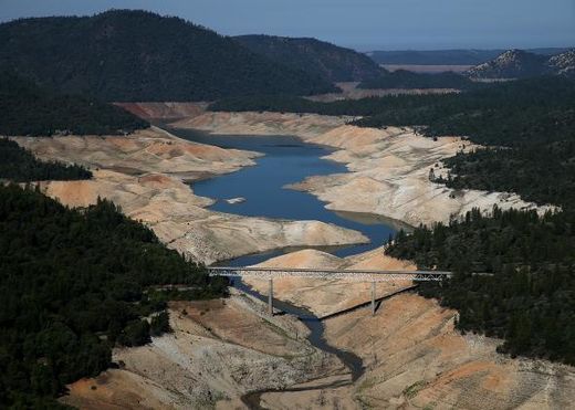 Lake Oroville, CA in 2014
